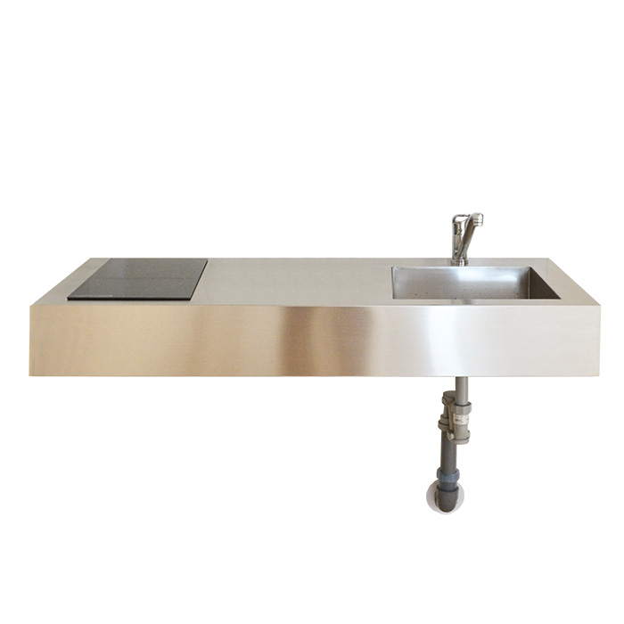 カウンターキッチンW1500×D600×t175 シンクR