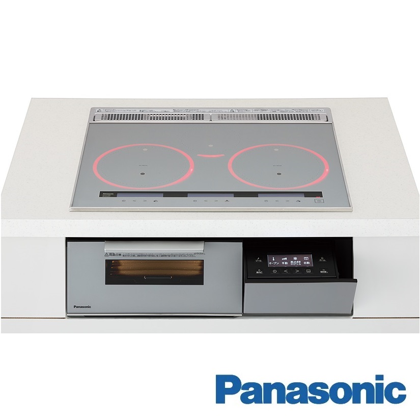 IHﾋｰﾀｰ Panasonic KZ-A1V(Aシリーズ) 3口IH.Wｵｰﾙﾒﾀﾙ_black/silver_W60/75cm