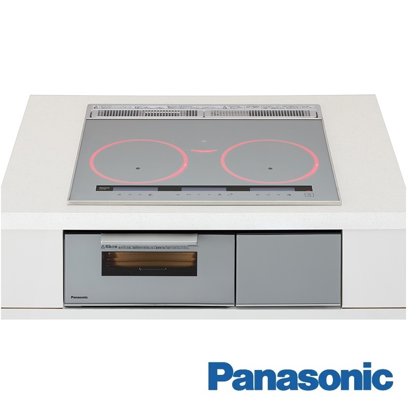 IHﾋｰﾀｰ Panasonic KZ-B1T(Bシリーズ) 3口IH.鉄ｽﾃﾝﾚｽ_silver_W60/75cm