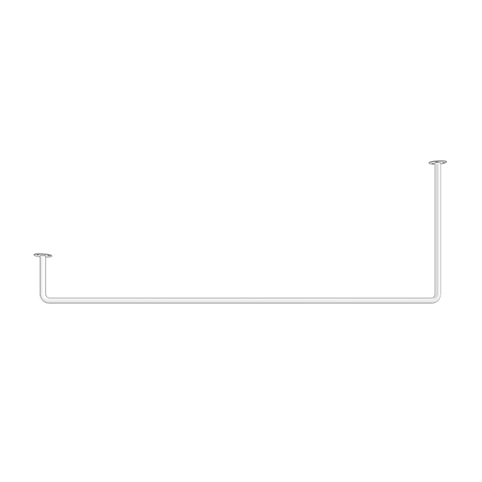 アイアン物干しハンガー φ16【Uタイプ梁対応】