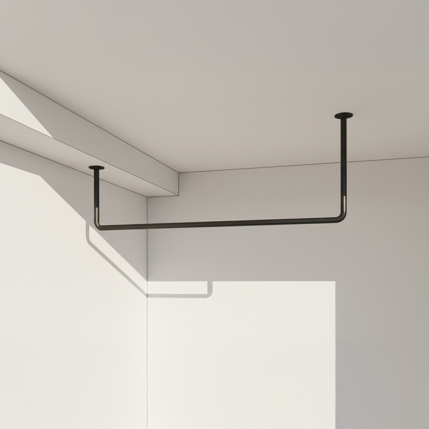 アイアン物干しハンガー φ16【Uタイプ梁対応】