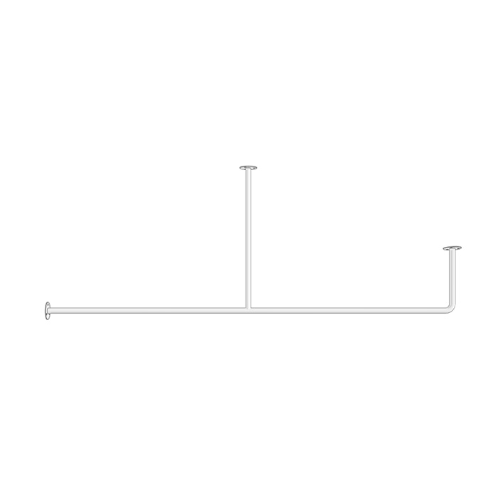 アイアン物干しハンガー φ16【Fタイプ梁対応】