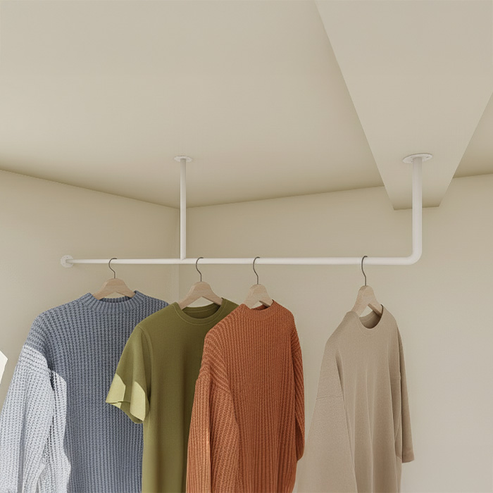 アイアン物干しハンガー φ16【Fタイプ梁対応】