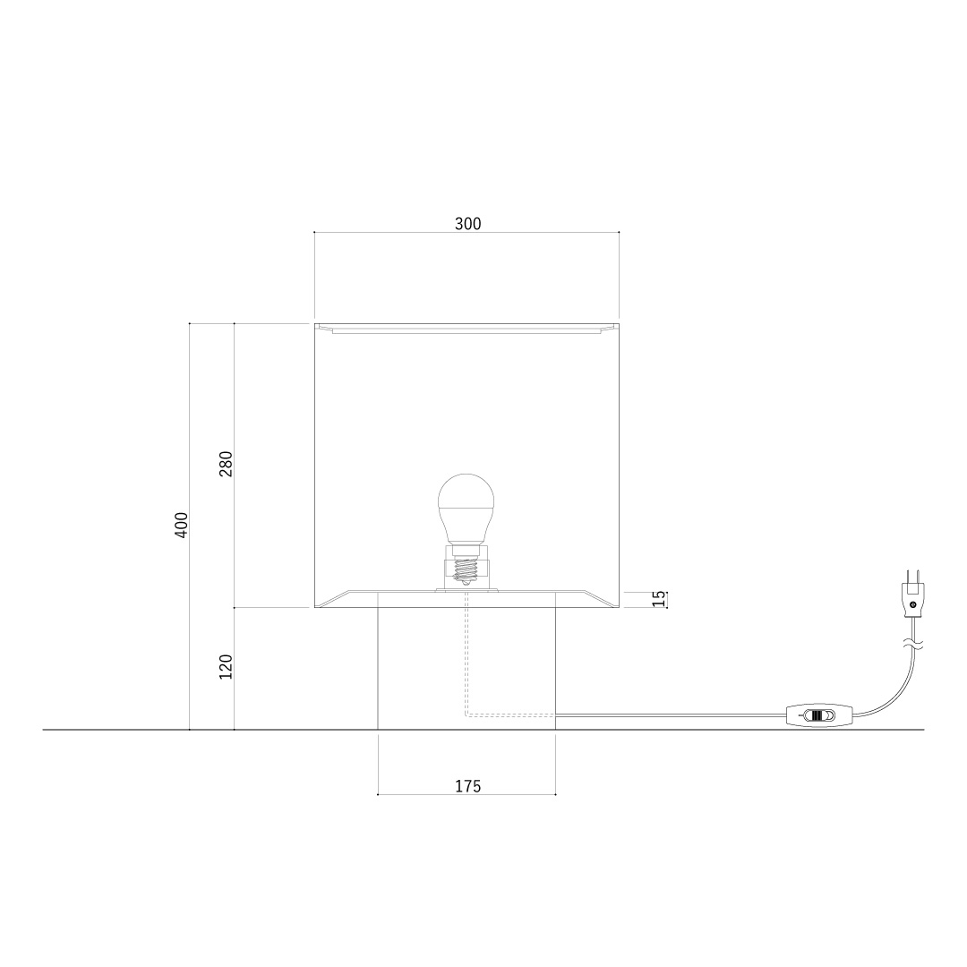KECKシリーズ 四角スタンド(大) SSL/堀部安嗣設計