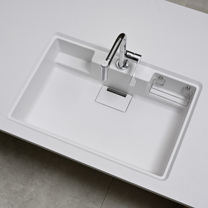 人工大理石シンクS513　専用排水セット付